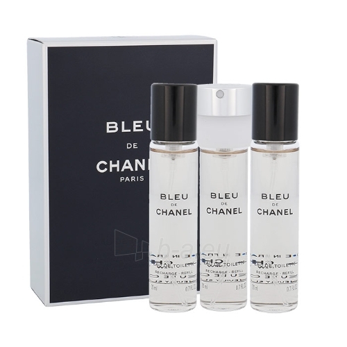 Tualetinis vanduo Chanel Bleu de Chanel Eau de toilette 3x20ml paveikslėlis 1 iš 1