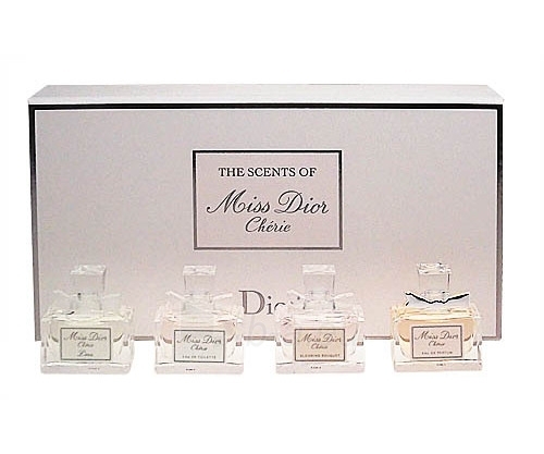 Tualetes ūdens Christian Dior The Scents of Miss Dior Cherie EDT 4x5ml paveikslėlis 1 iš 1
