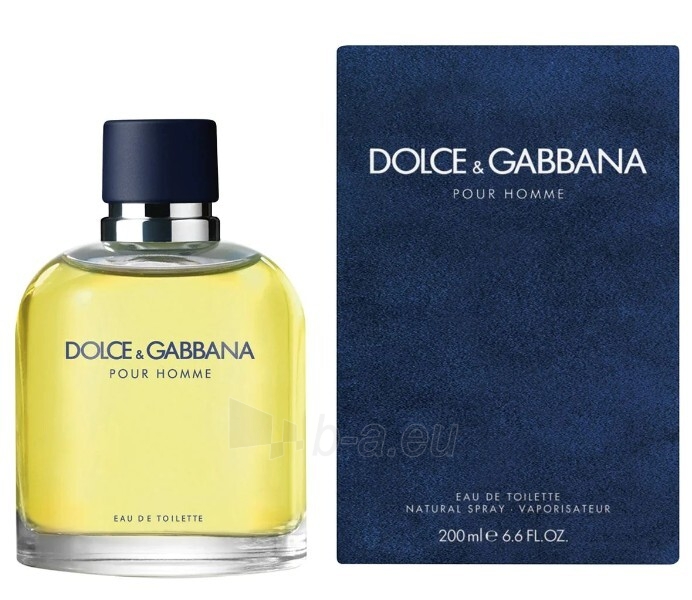 Tualetes ūdens Dolce & Gabbana Pour Homme EDT 200ml paveikslėlis 1 iš 2
