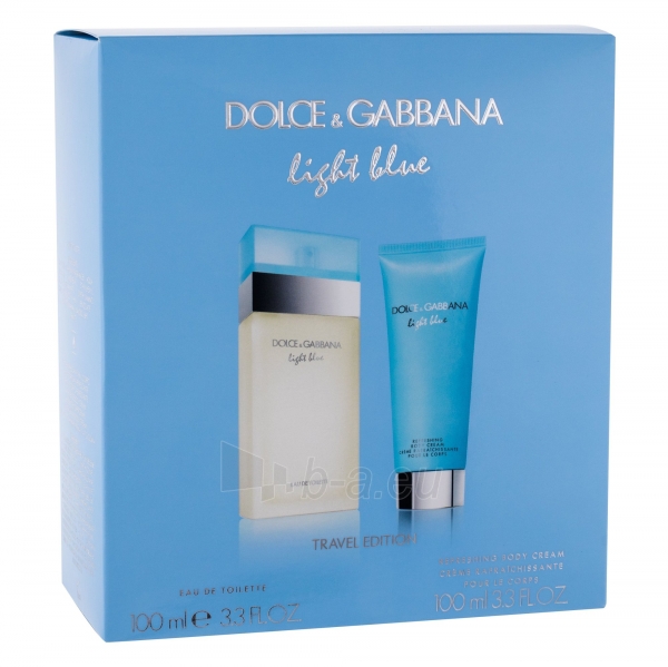 Tualetes ūdens Dolce&Gabbana Light Blue Eau de Toilette 100ml (Rinkinys 4) paveikslėlis 1 iš 1