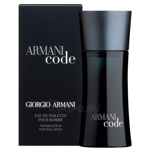 georgio armani black code