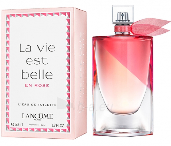 Tualetinis vanduo Lancôme La Vie Est Belle En Rose Eau de Toilette EDT - 50ml Paveikslėlis 2 iš 3 310820195196