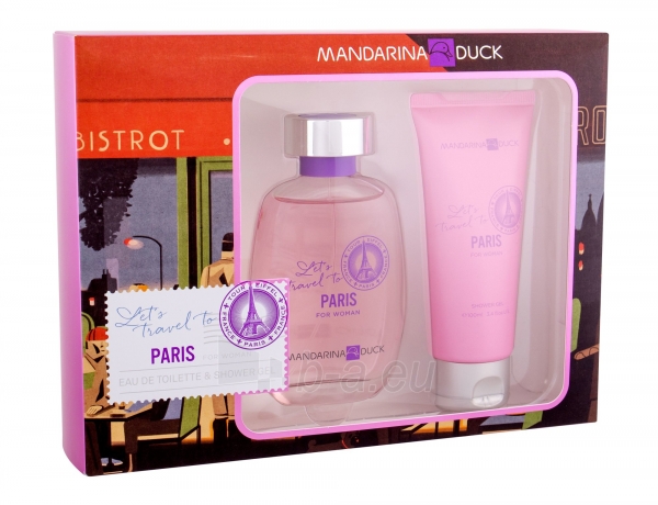 Perfumed water Mandarina Duck Let´s Travel To Paris Eau de Toilette 100ml (Set) paveikslėlis 1 iš 1