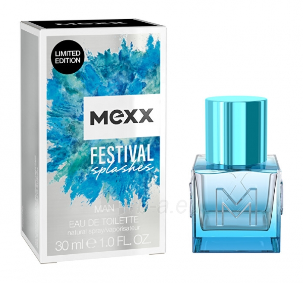 eau de toilette Mexx Festival Splashes For Men EDT 30 ml paveikslėlis 2 iš 2