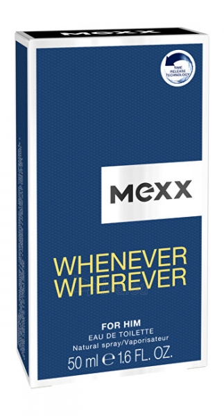 Tualetinis vanduo Mexx Whenever Wherever Men EDT 50 ml paveikslėlis 1 iš 1