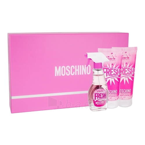 Tualetinis vanduo Moschino Fresh Couture Pink EDT 50ml (Rinkinys ) paveikslėlis 1 iš 1
