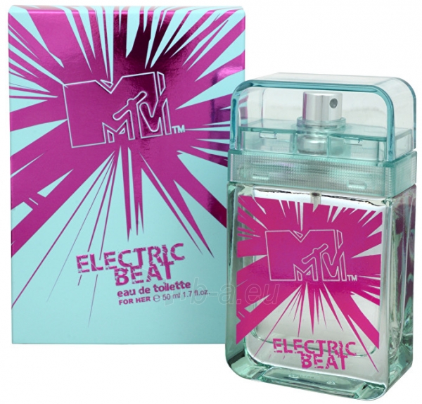Perfumed water MTV Electric Beat EDT 50 ml paveikslėlis 1 iš 1