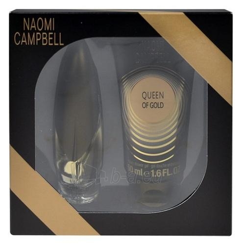 Tualetinis vanduo Naomi Campbell Queen of Gold EDT 15ml (Rinkinys) paveikslėlis 2 iš 2