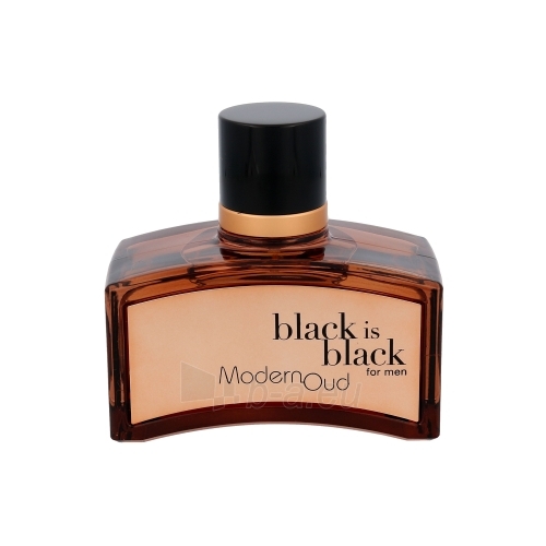 Tualetinis vanduo Nuparfums Black is Black Modern Oud EDT 100ml paveikslėlis 1 iš 1