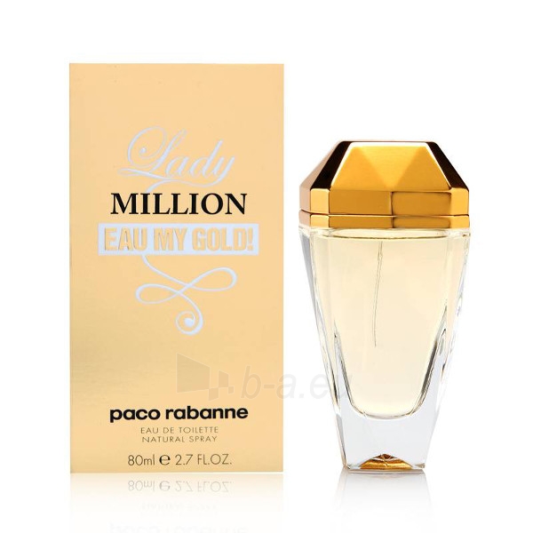 Perfumed water Paco Rabanne Lady Million Eau My Gold! EDT 80ml paveikslėlis 1 iš 1