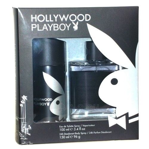 Tualetinis vanduo Playboy Hollywood Eau de toilette 100ml (rinkinys 2) paveikslėlis 1 iš 1