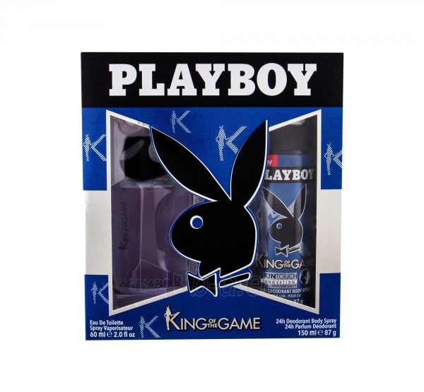 Tualetes ūdens Playboy King of the Game For Him Eau de Toilette 60ml (Rinkinys) paveikslėlis 1 iš 1