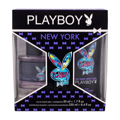 Tualetes ūdens Playboy New York EDT 50ml (Rinkinys) paveikslėlis 1 iš 1