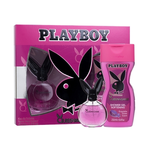 Tualetinis vanduo Playboy Queen of the Game EDT 40 ml + Shower Gel 250 ml (Rinkinys) paveikslėlis 1 iš 1