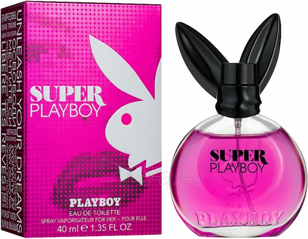 Tualetinis vanduo Playboy Super Playboy For Her EDT 40 ml paveikslėlis 1 iš 1