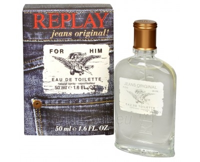 Tualetinis vanduo Replay Jeans Original For Him EDT 30ml paveikslėlis 1 iš 1