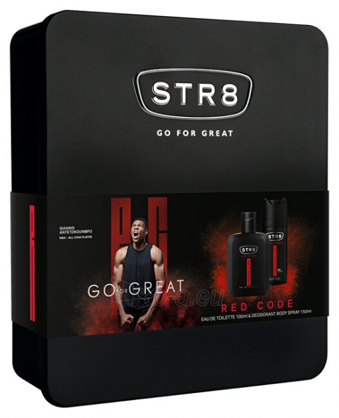 Tualetinis vanduo STR8 Red Code EDT 50 + dezodorantas 150 ml (Rinkinys) paveikslėlis 1 iš 1