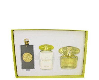 Perfumed water Versace Yellow Diamond EDT 90 ml + kūno pienelis 100 ml + pakabukas (Set) paveikslėlis 1 iš 1
