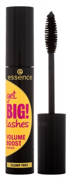 Essence Get Big! Lashes Volume Boost Mascara Cosmetic 12ml Black paveikslėlis 2 iš 2