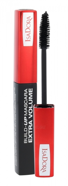 IsaDora Mascara Build Up Extra Volume Black Cosmetic 12ml paveikslėlis 1 iš 1