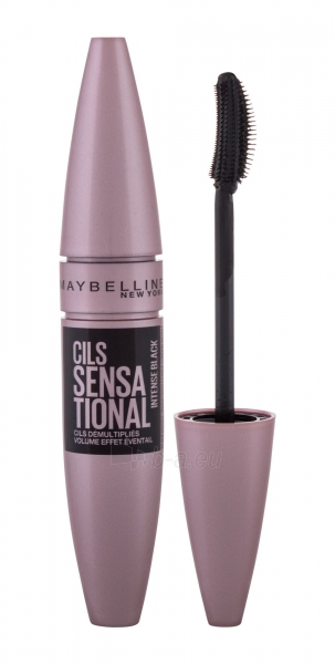 Tušas akims Maybelline Lash Sensational Mascara Cosmetic 9,5ml Shade Intense Black paveikslėlis 2 iš 2