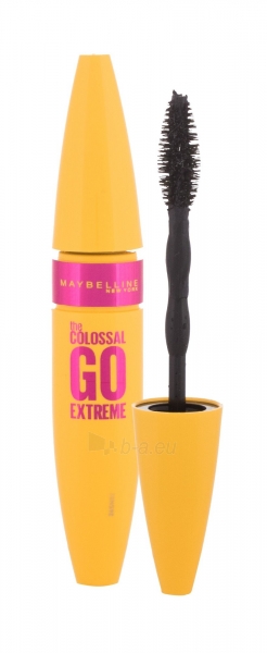 Tušas akims Maybelline Mascara Colossal Go Extreme Volum Cosmetic 9,5ml Very Black paveikslėlis 1 iš 2