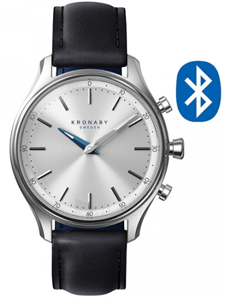 Unisex laikrodis Kronaby Connected waterproof watch shekels A1000-0657 paveikslėlis 9 iš 9