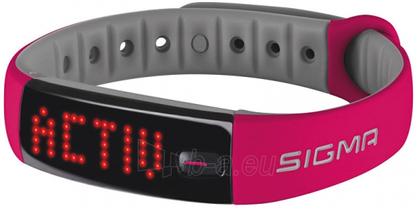 Unisex laikrodis Sigma Fitness Activo Pink paveikslėlis 2 iš 5