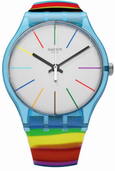 Unisex laikrodis Swatch Colorbrush SUOS106 paveikslėlis 1 iš 4