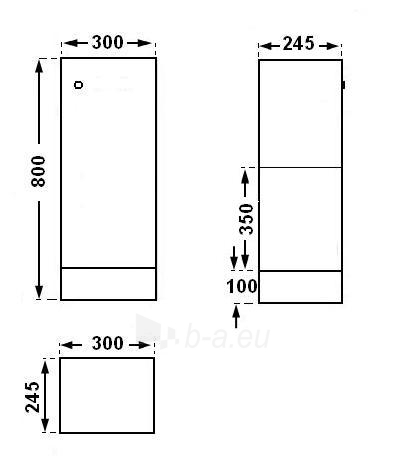 Universali pastatoma spintelė G101 paveikslėlis 4 iš 5