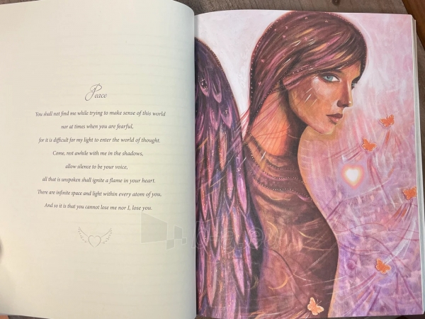Užrašinė Angels writing, healing and creativity journal Blue Angel paveikslėlis 3 iš 8