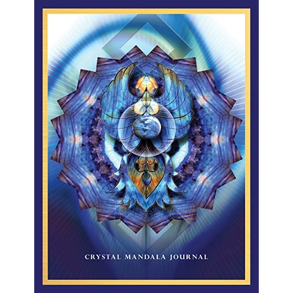 Užrašinė Crystal Mandala Journal Blue Angel paveikslėlis 1 iš 6