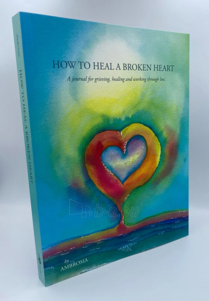 Užrašinė How to heal a broken heart a journal Blue Angel paveikslėlis 7 iš 8