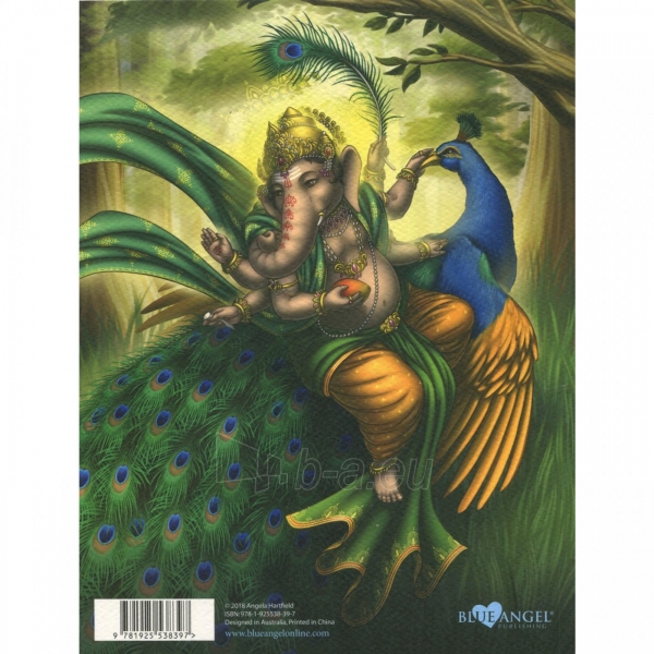Užrašinė Whispers of Lord Ganesha journal Blue Angel paveikslėlis 6 iš 7