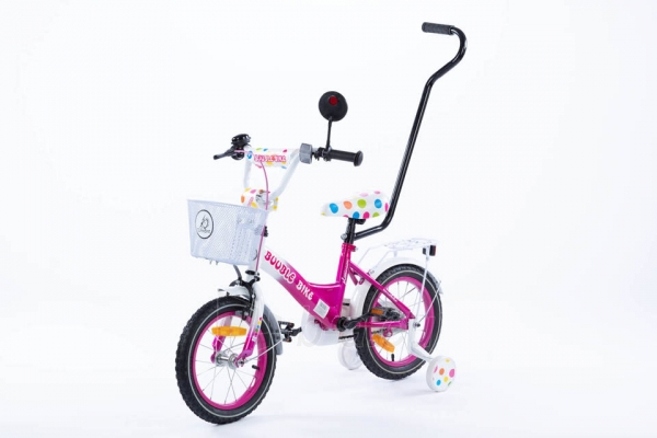 Vaikiškas dviratis - TomaBike Bubble, 14 colių, rožinis paveikslėlis 5 iš 6