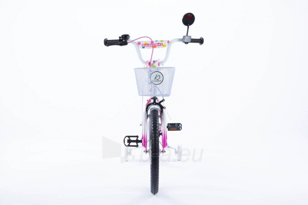 Vaikiškas dviratis - TomaBike Bubble, 16 colių, rožinis paveikslėlis 2 iš 3