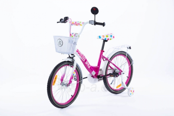 Vaikiškas dviratis - TomaBike Bubble, 16 colių, rožinis paveikslėlis 3 iš 3
