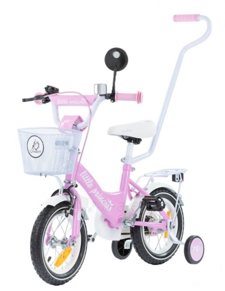 Vaikiškas dviratis - TomaBike Little Princess, 12 colių, rožinis paveikslėlis 1 iš 21