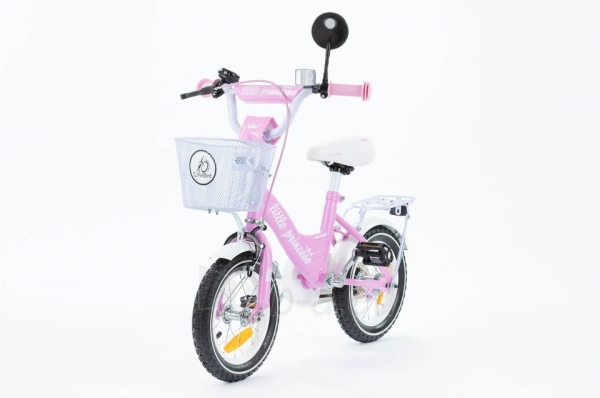 Vaikiškas dviratis - TomaBike Little Princess, 12 colių, rožinis paveikslėlis 13 iš 21