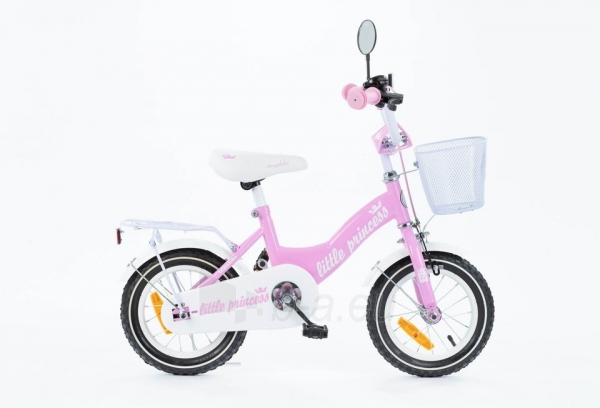 Vaikiškas dviratis - TomaBike Little Princess, 12 colių, rožinis paveikslėlis 15 iš 21