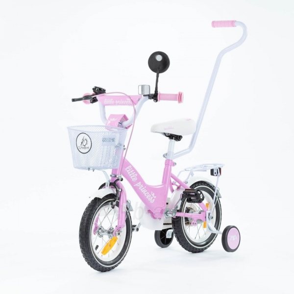 Vaikiškas dviratis - TomaBike Little Princess, 12 colių, rožinis paveikslėlis 16 iš 21