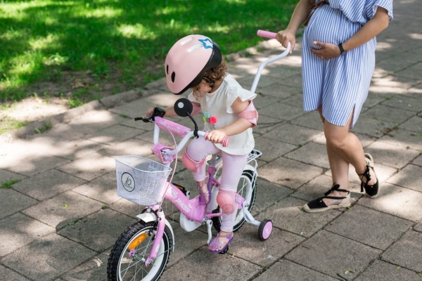 Vaikiškas dviratis - TomaBike Little Princess, 12 colių, rožinis paveikslėlis 6 iš 21