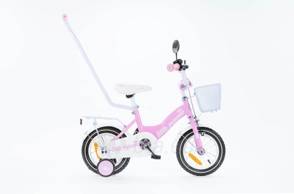 Vaikiškas dviratis - TomaBike Little Princess, 12 colių, rožinis paveikslėlis 21 iš 21