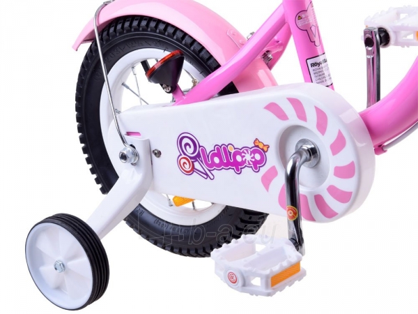 Vaikiškas dviratis "Royal Baby Girls Chipmunk MM 12", rožinis paveikslėlis 11 iš 12