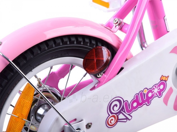 Vaikiškas dviratis "Royal Baby Girls Chipmunk MM 12", rožinis paveikslėlis 9 iš 12