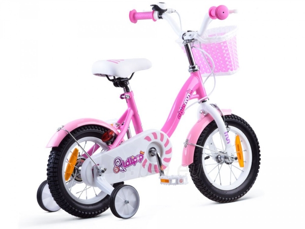 Vaikiškas dviratis Royal Baby Girls Chipmunk MM, rožinis paveikslėlis 2 iš 12