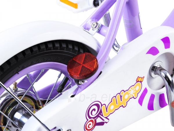 Vaikiškas dviratis "Royal Baby Girls Chipmunk MM 12", violetinis paveikslėlis 9 iš 12