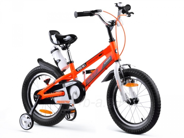 Vaikiškas dviratis Royal Baby Space no.1 16, oranžinis paveikslėlis 1 iš 15
