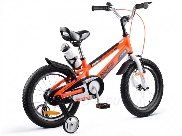 Vaikiškas dviratis Royal Baby Space no.1 16, oranžinis paveikslėlis 14 iš 15