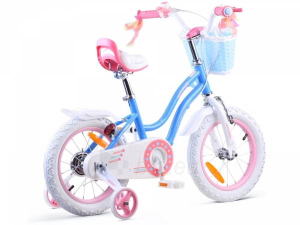 Vaikiškas dviratis "Royal Baby Star Girl 14", mėlynas paveikslėlis 13 iš 13